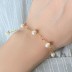 Lovely Baroque Pearl Chain Bracelet 100100132