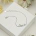 LOVE Letter Zirconia Heart Chain Bracelet 100100133