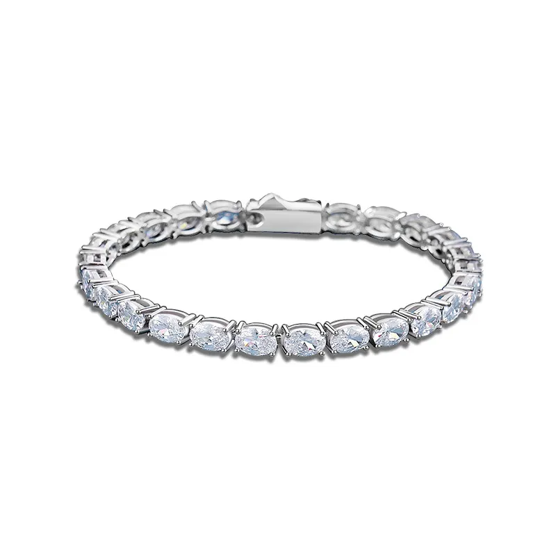 5A Oval Zirconia Tennis Bracelet 100100138