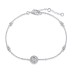 Classical Round Zirconia Chain Bracelet 100100140