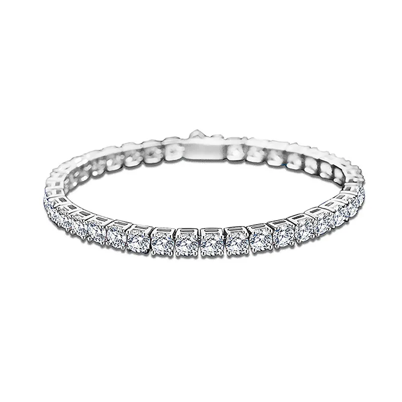 2.5mm Round Zirconia Tennis Bracelet 100100141