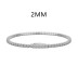 2mm Round Zirconia Tennis Bracelet 100100146