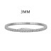 3mm Round Zirconia Tennis Bracelet 100100147