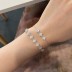 Flower Zirconia Chain Bracelet 100100151