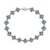 Sparkle Flower Zirconia Chain Bracelet 100100152