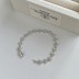 Sparkle Flower Zirconia Chain Bracelet 100100152